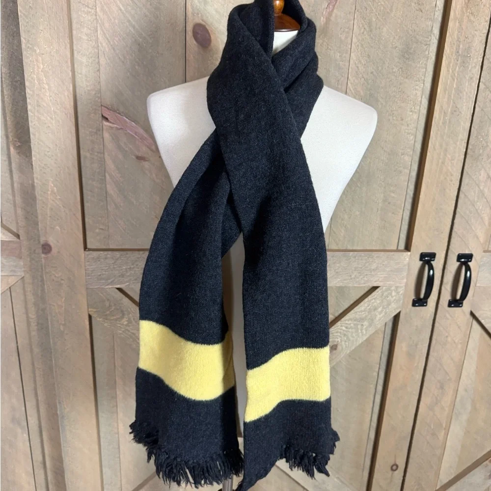 Vintage Christian Dior Monsieur wool scarf Made in Scotland